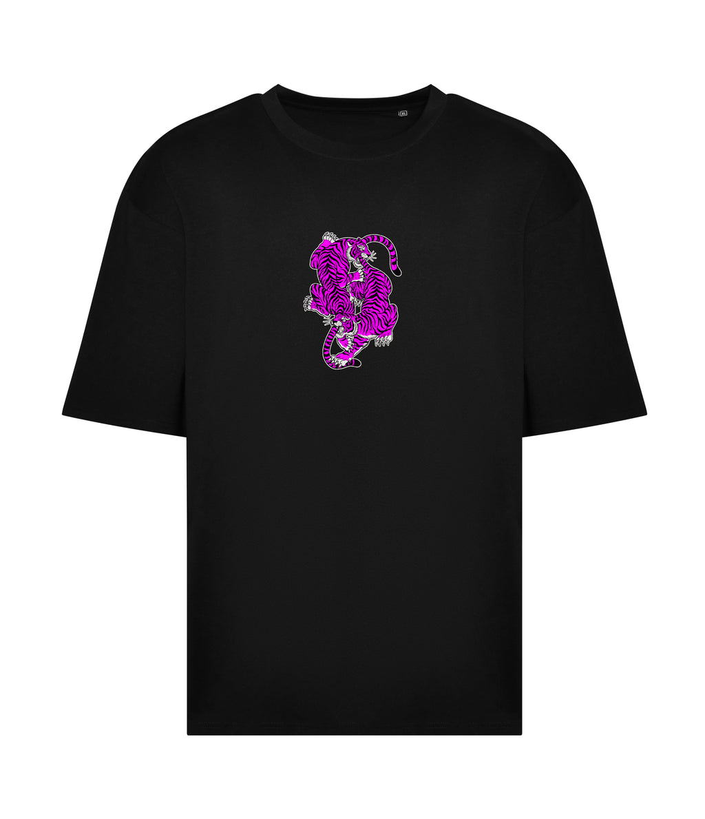 Neon Tigers Black SS